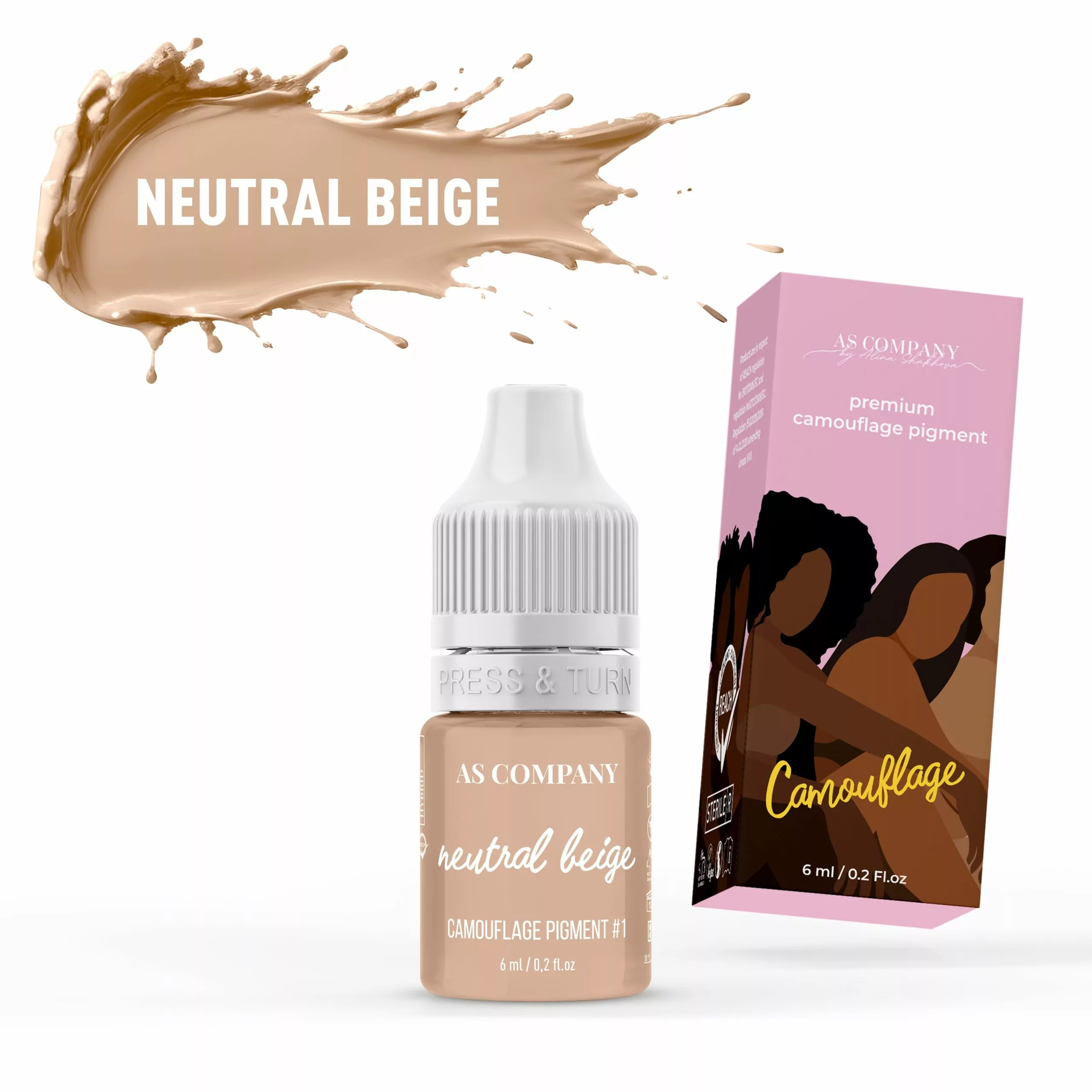 1 NEUTRAL BEIGE 6 ml CAMOUFLAGE scaled