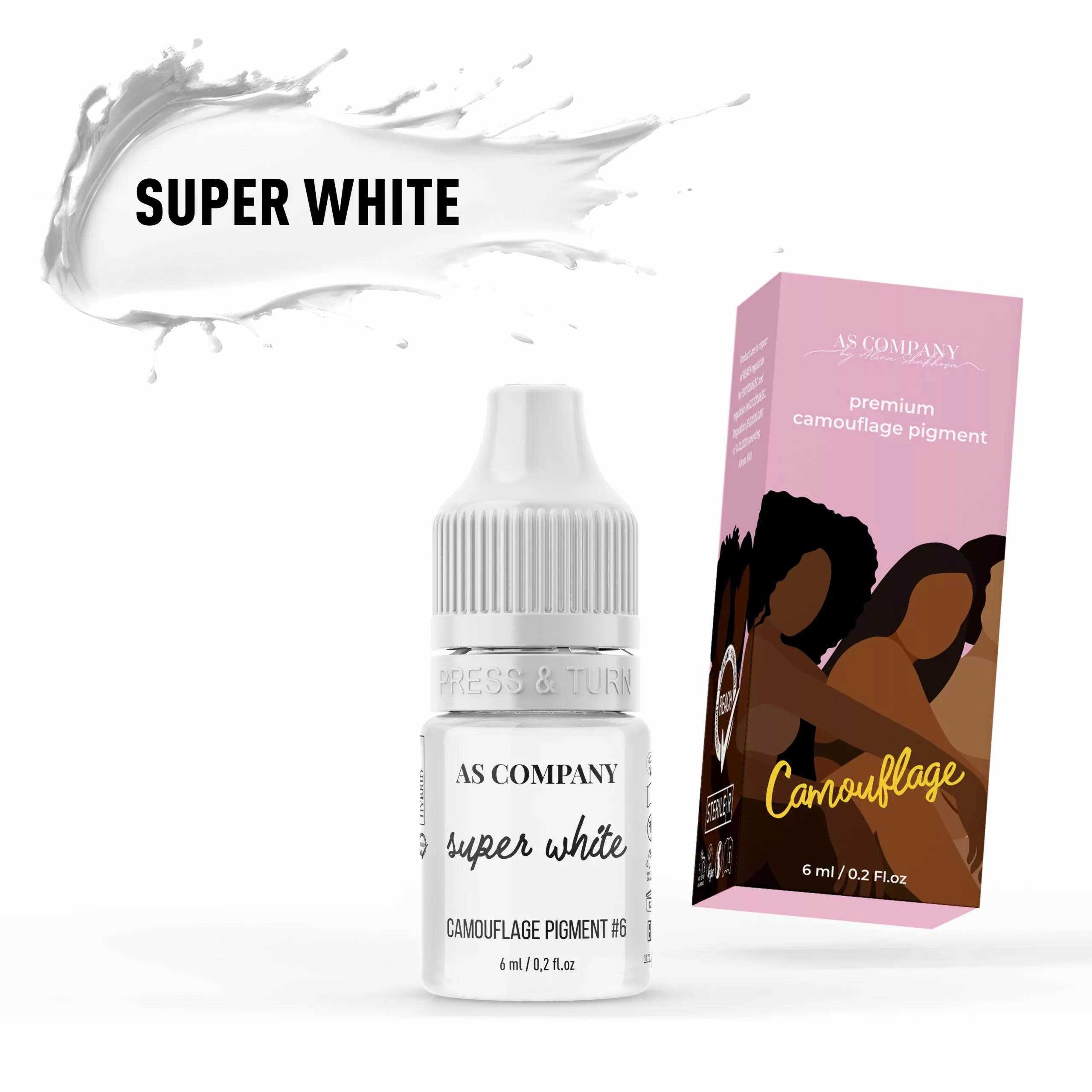 6 SUPER WHITE 6 ml CAMOUFLAGE scaled