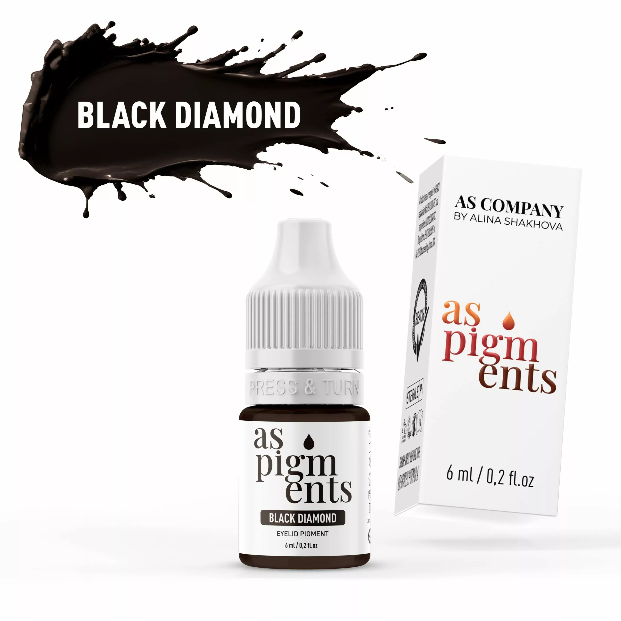 BLACK DIAMOND 6 ml AS PIGMENTS scaled