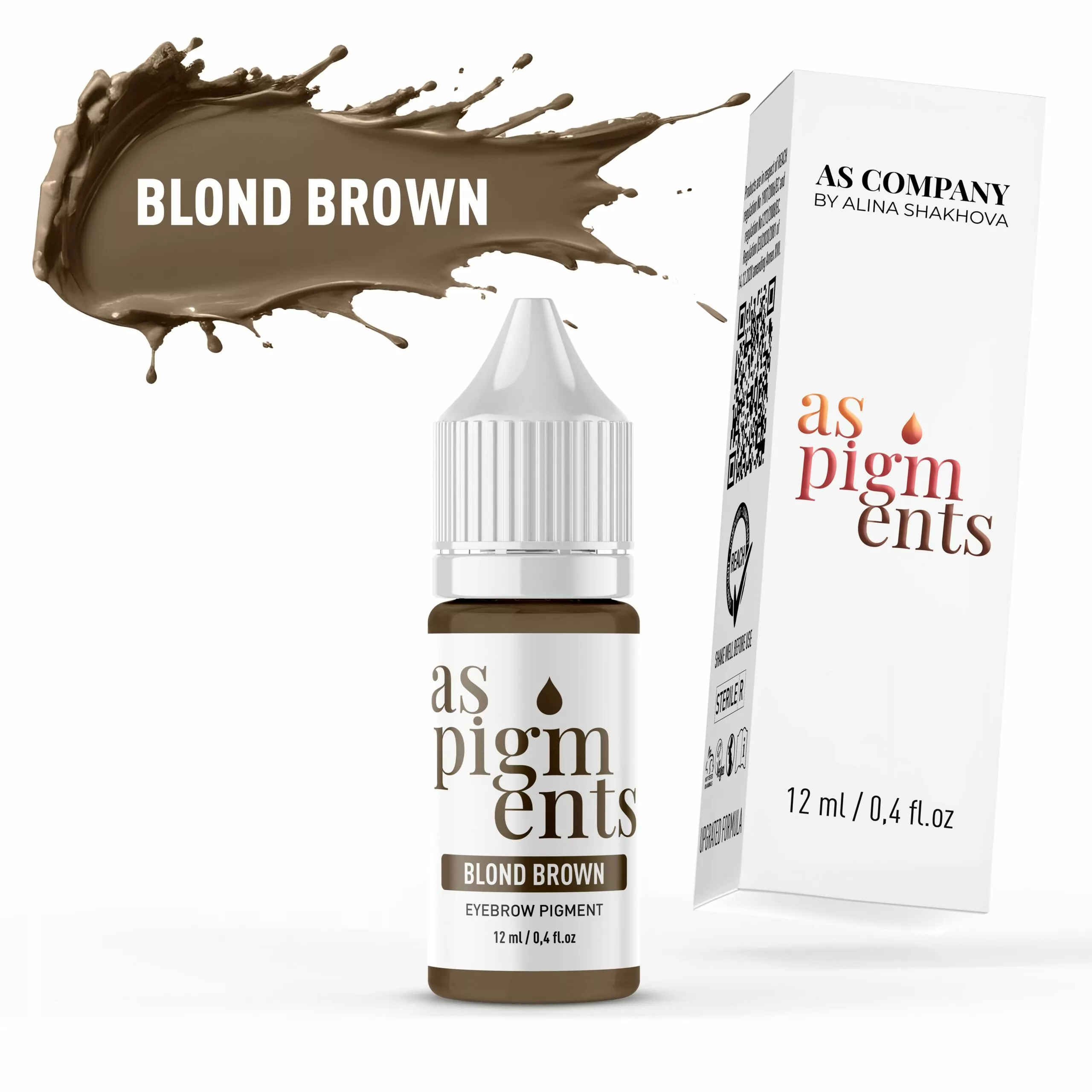 BLOND BROWN 12 ml AS PIGMENTS scaled