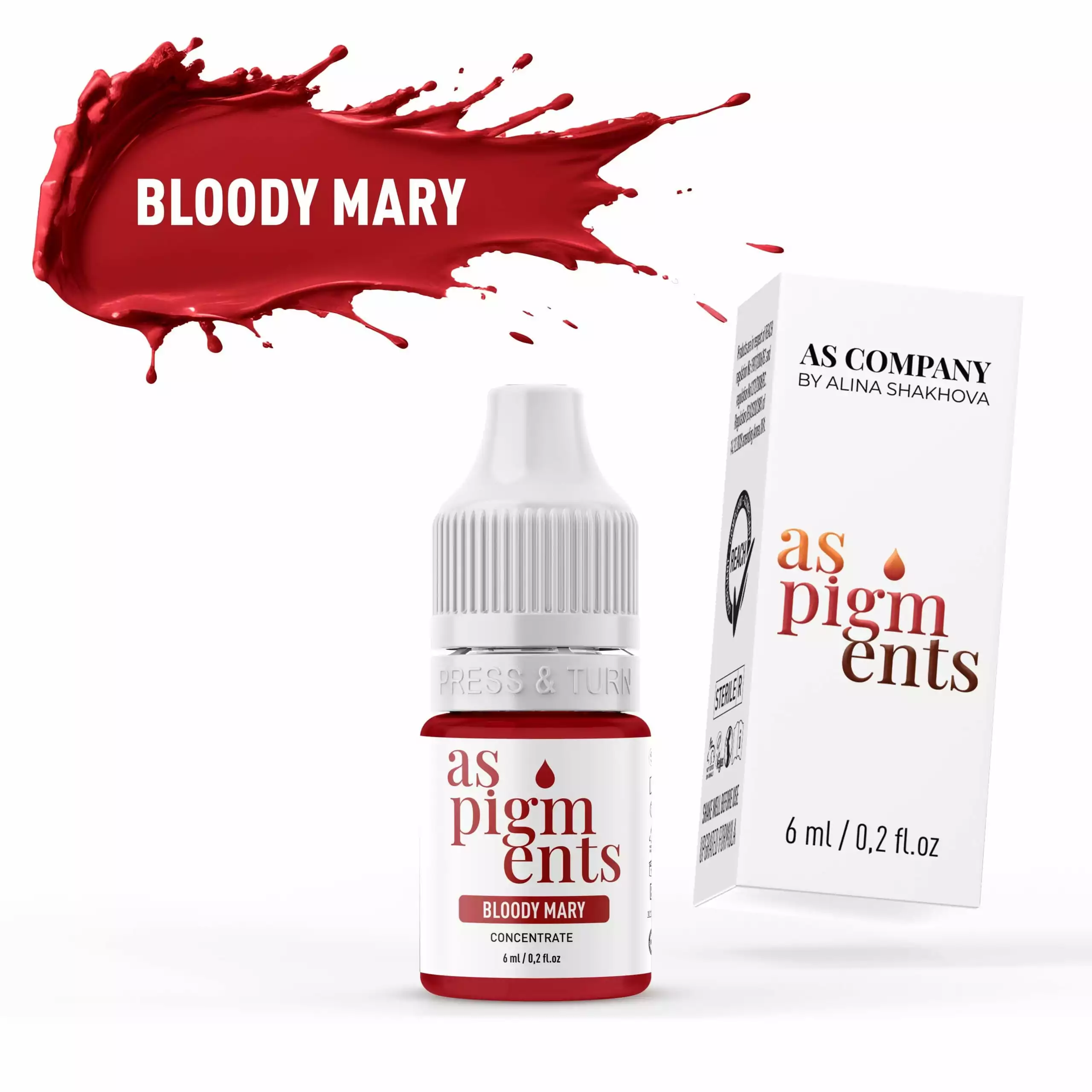 BLOODY MARY CONCENTRATE 6 ml AS PIGMENTS scaled