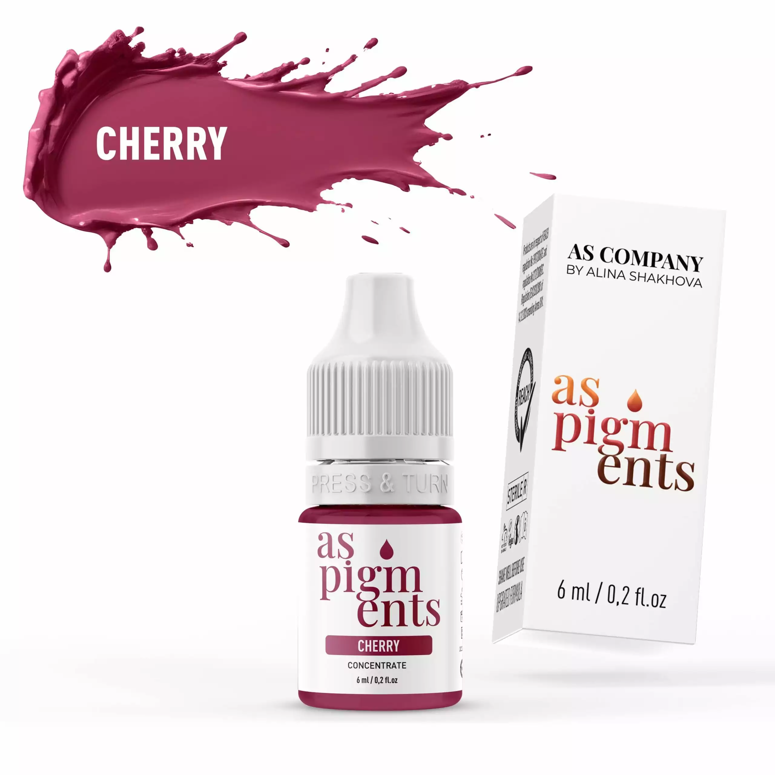 CHERRY CONCENTRATE 6 ml AS PIGMENTS scaled
