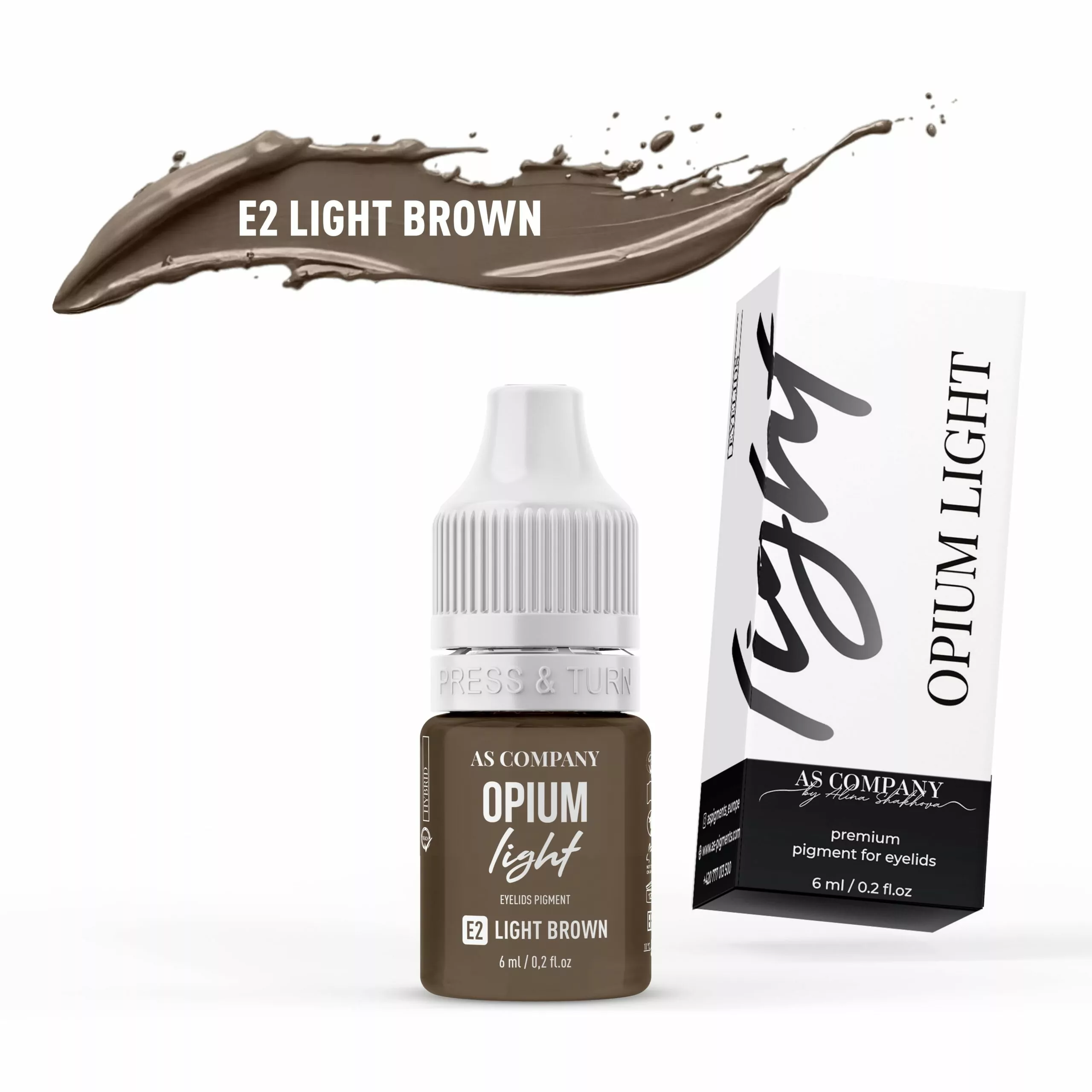 E2 LIGHT BROWN 6 ml OPIUM LIGHT scaled