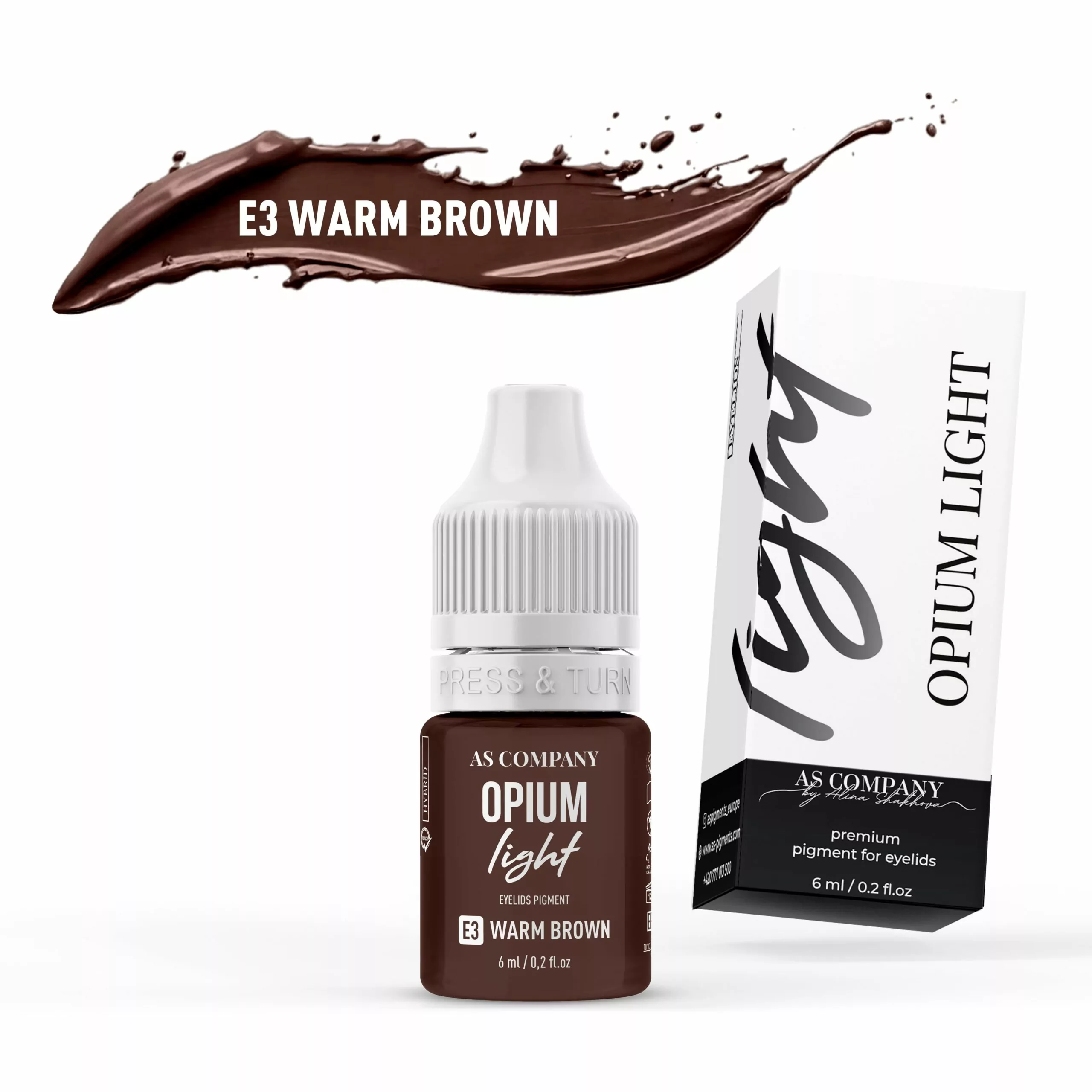 E3 WARM BROWN 6 ml OPIUM LIGHT scaled