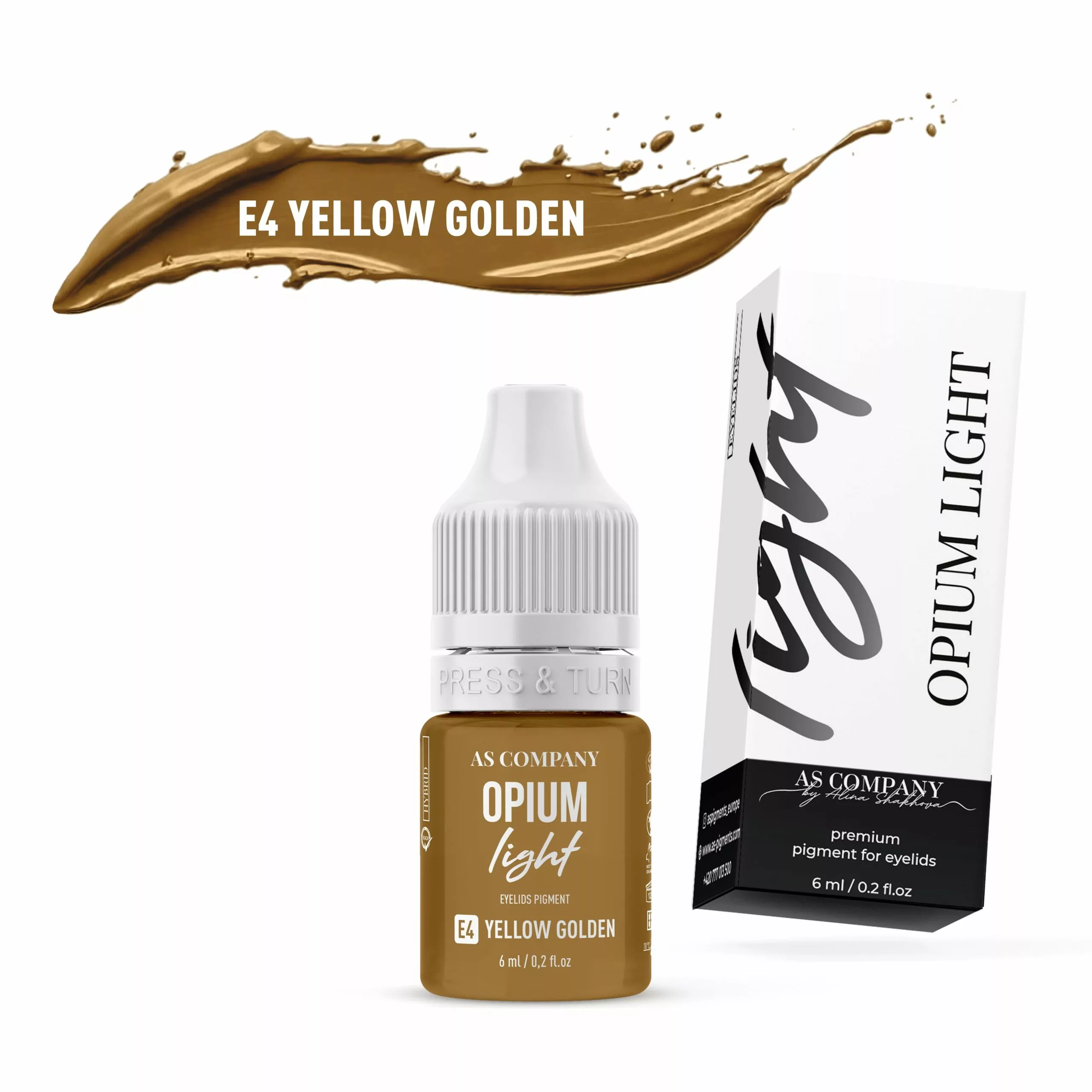 E4 YELLOW GOLDEN 6 ml OPIUM LIGHT scaled