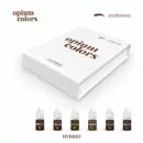 EYEBROW SET OPIUM COLORS (HYBRID, 6 pcs, 6 ml)
