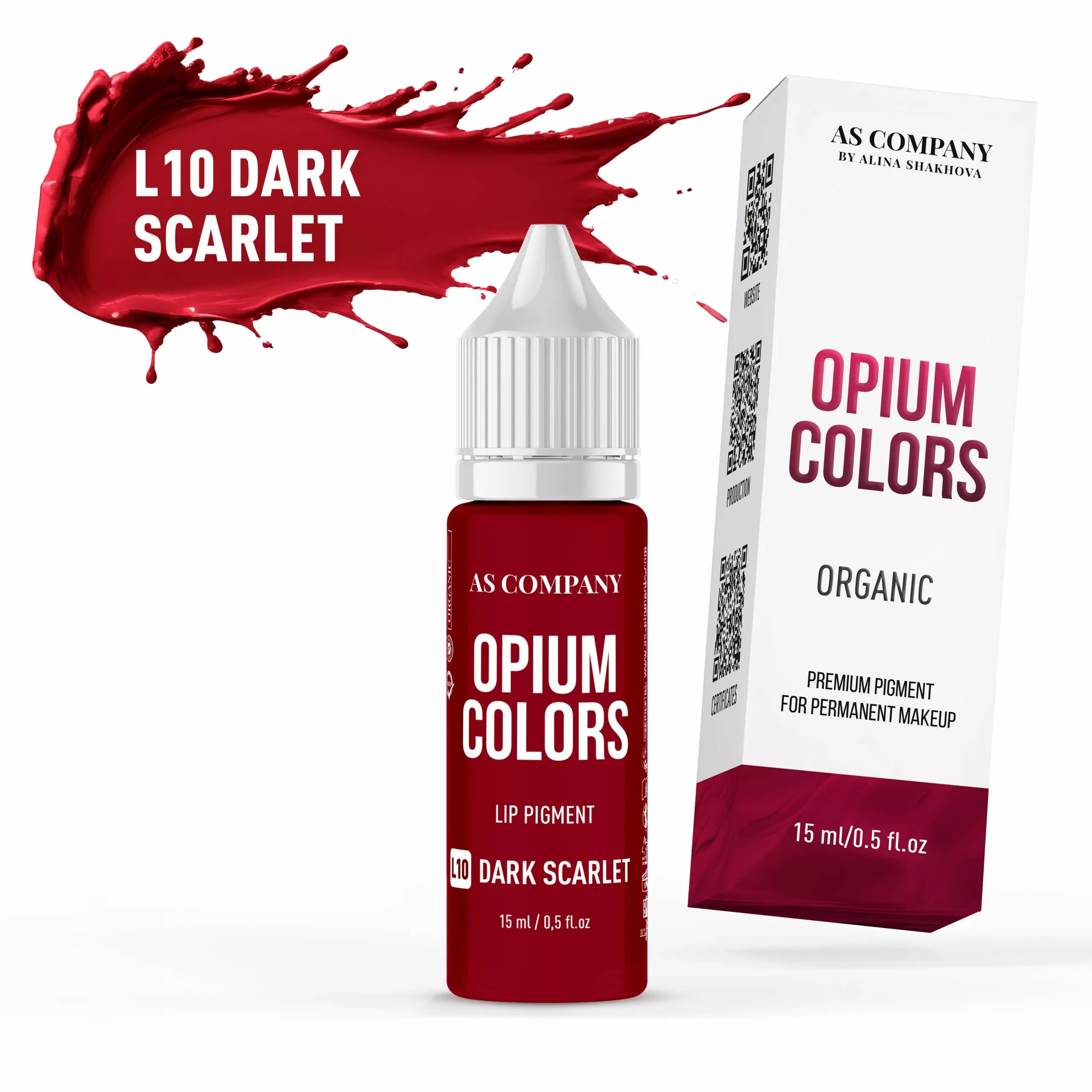 L10 DARK SCARLET ORGANIC 15 ml OPIUM COLORS scaled