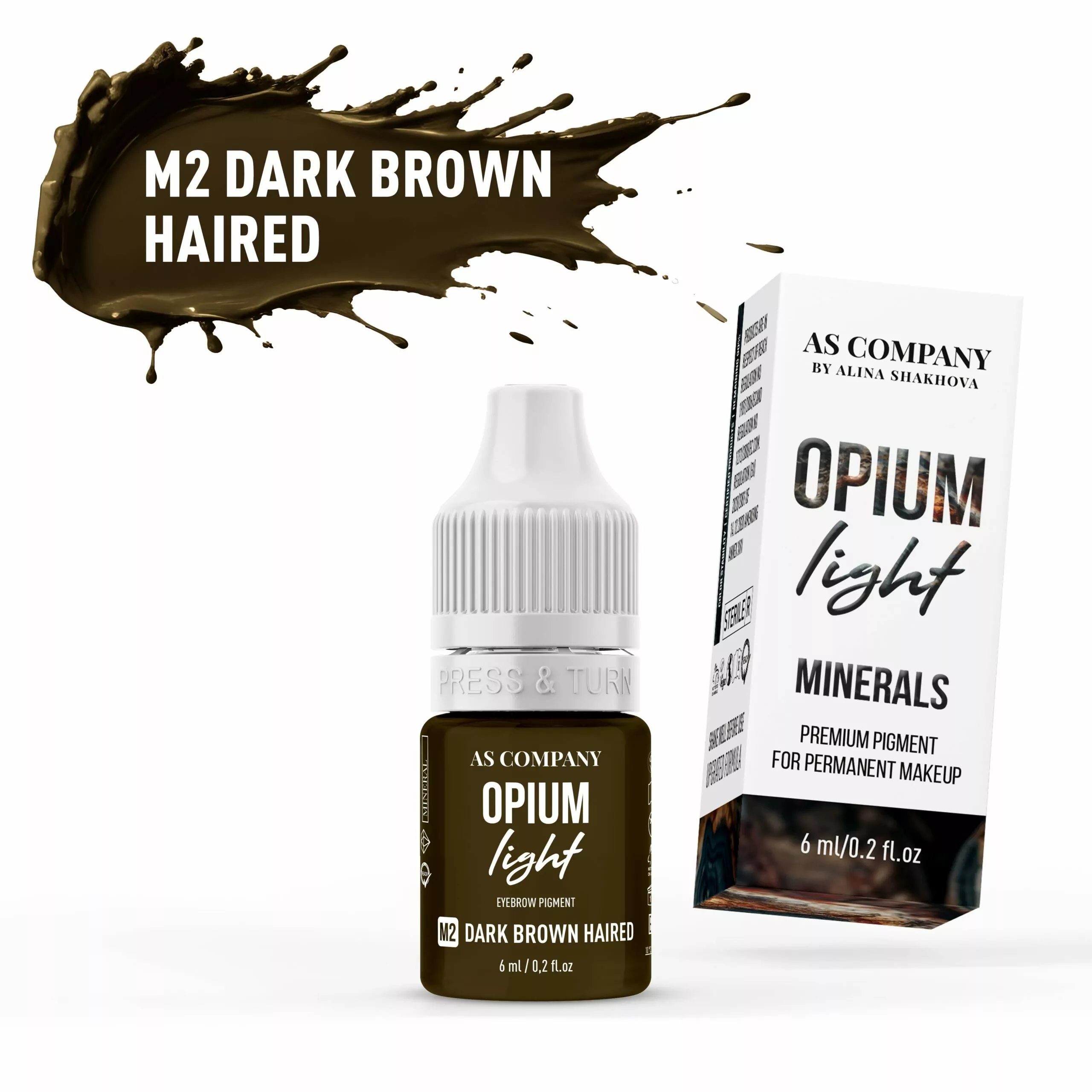 M2 DARK BROWN HAIRED MINERAL 6 ml OPIUM LIGHT scaled