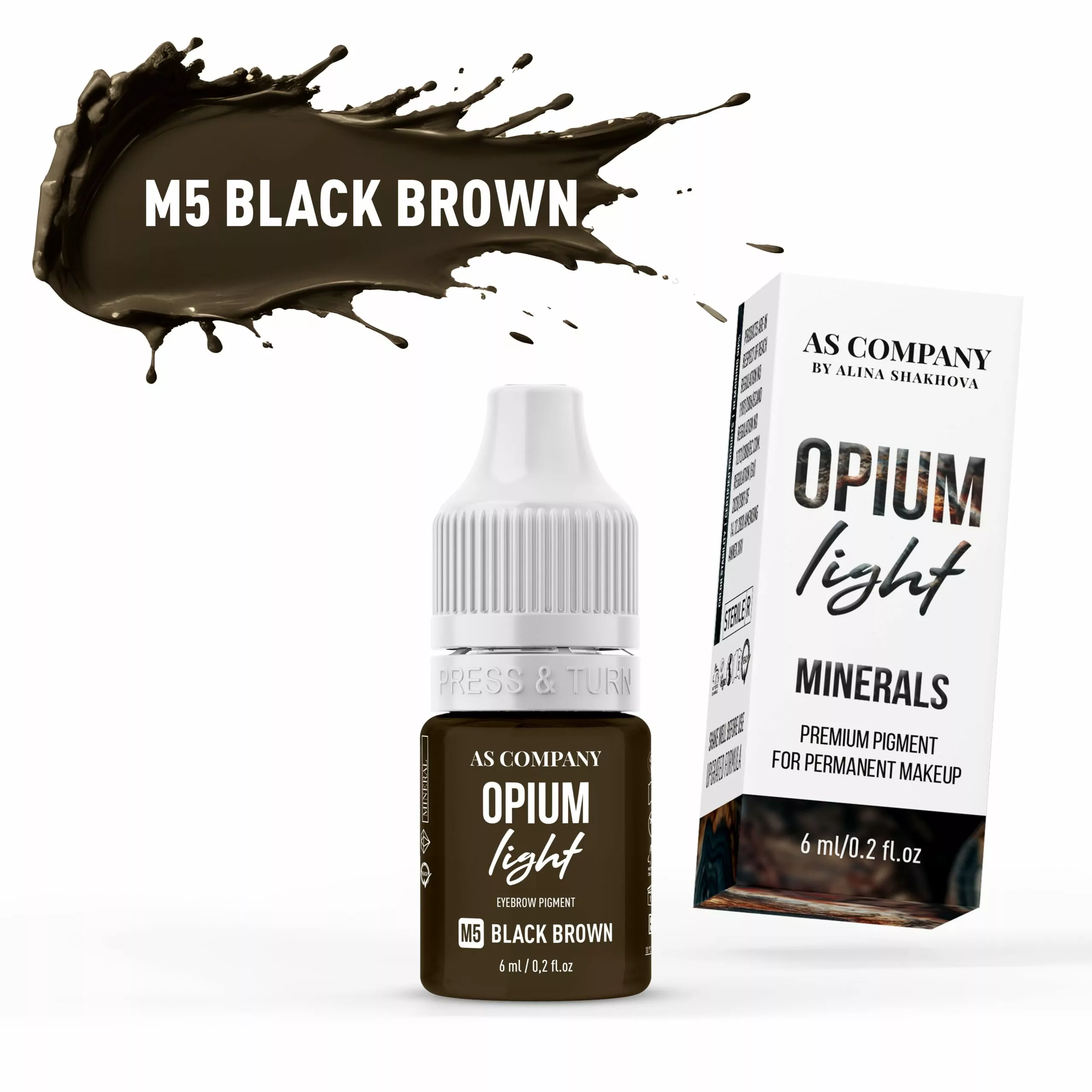 M5 BLACK BROWN MINERAL 6 ml OPIUM LIGHT scaled