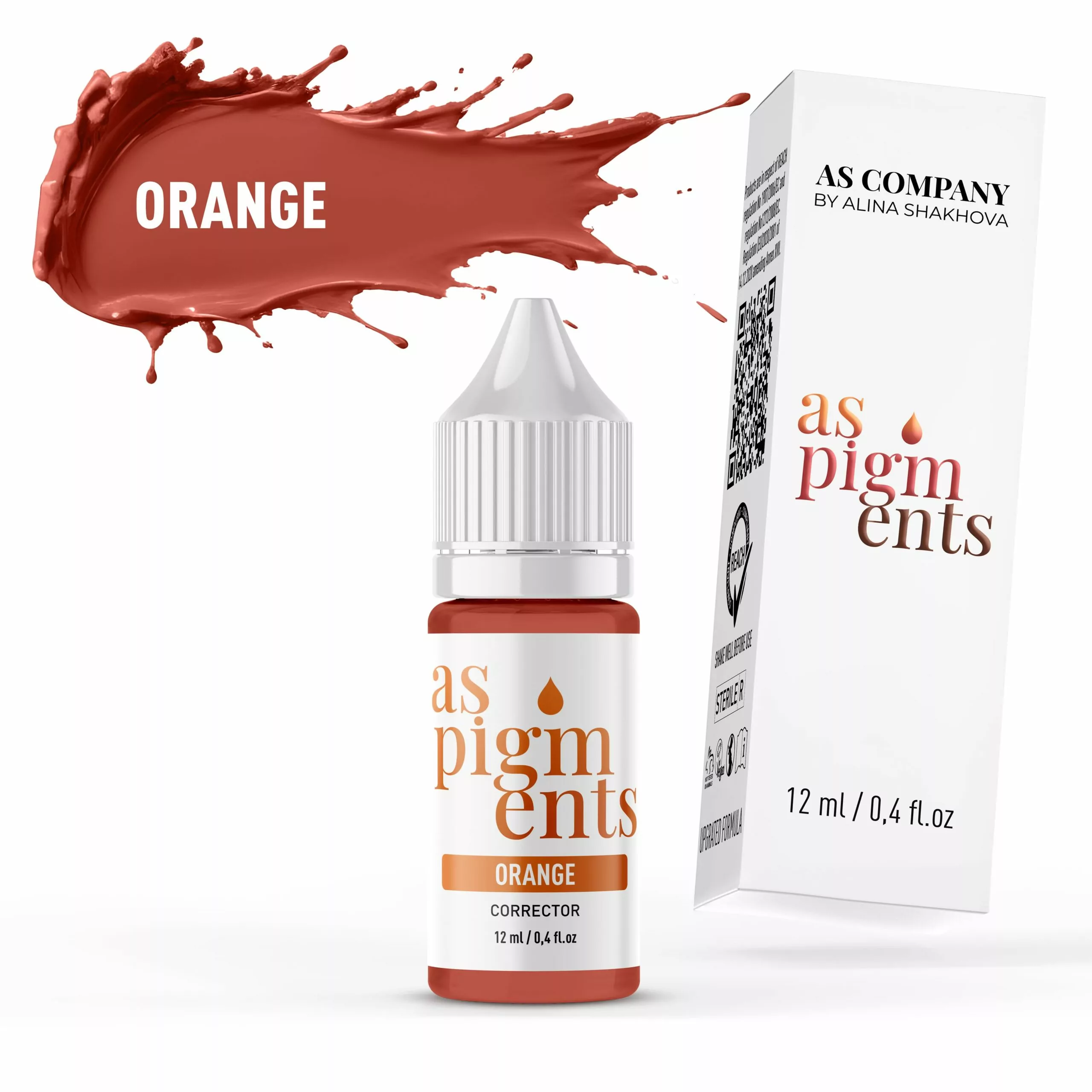ORANGE CORRECTOR 12 ml AS PIGMENTS scaled