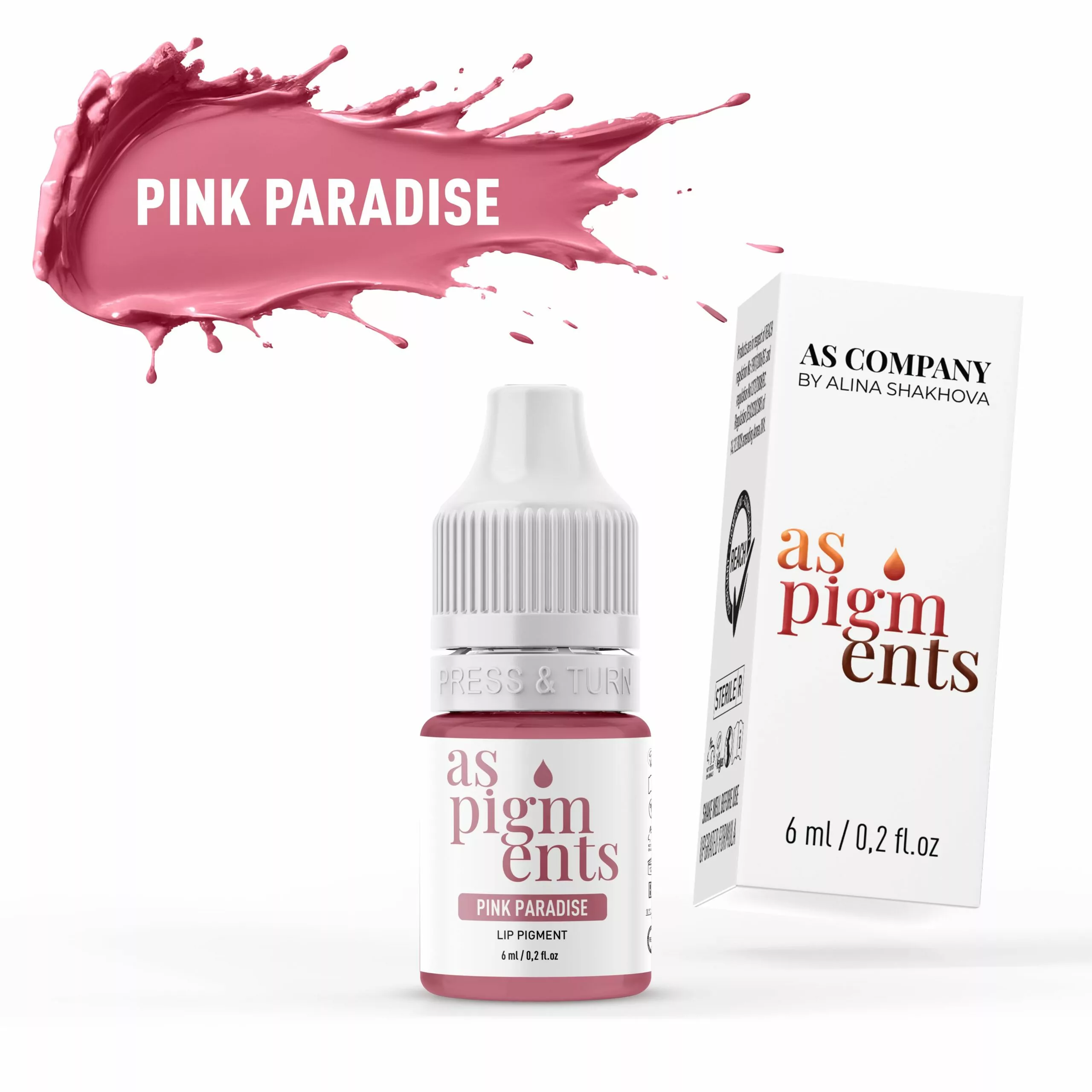 PINK PARADISE 6 ml AS PIGMENTS scaled