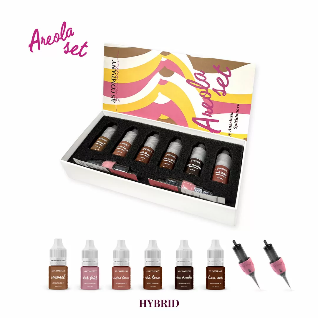 SET AREOLA HYBRID 6 pcs 6 ml